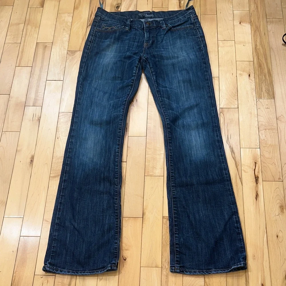 Mavi Dark Blue Flare Jeans - Picture 1 of 10